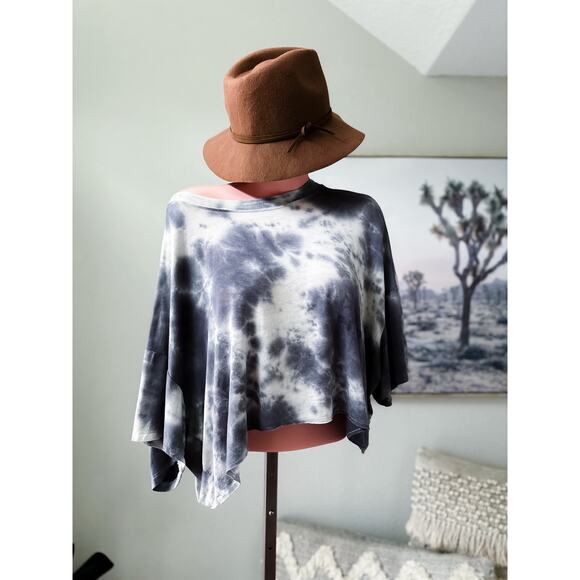 Buttery soft cropped drapey oversized flowy shirt L - Picture 2 of 4